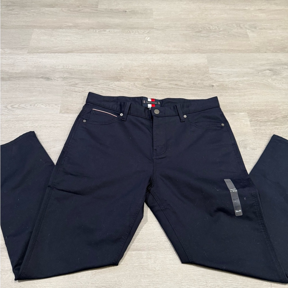 Tommy Hilfiger Men's Black Dress Pants